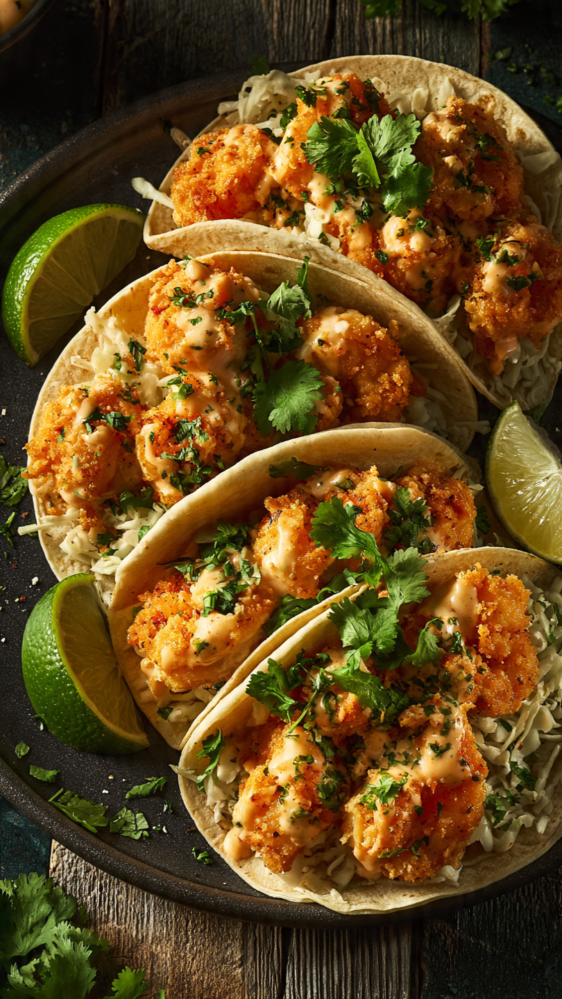 Bang Bang Shrimp Tacos