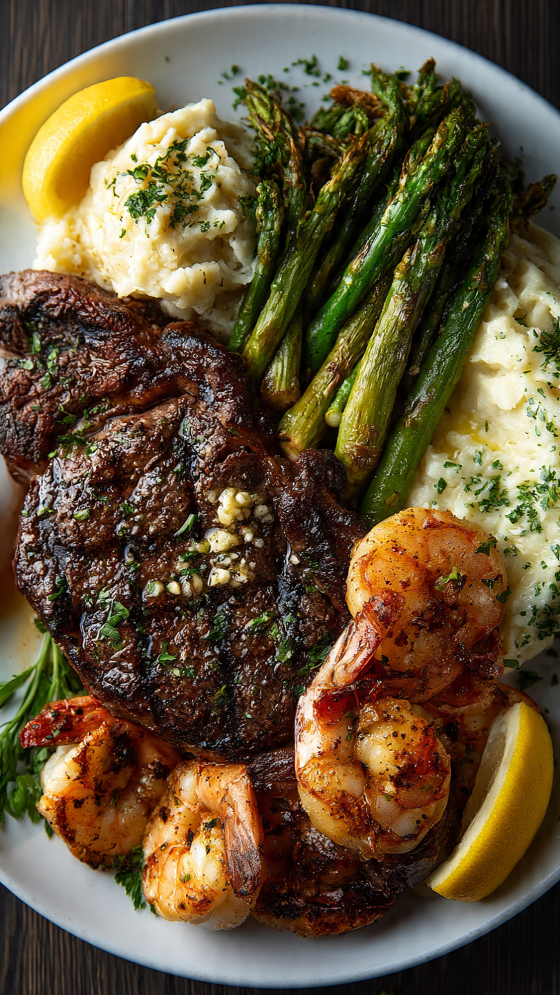 Steak and Shrimp Dinner: The Ultimate Surf and Turf for Two
