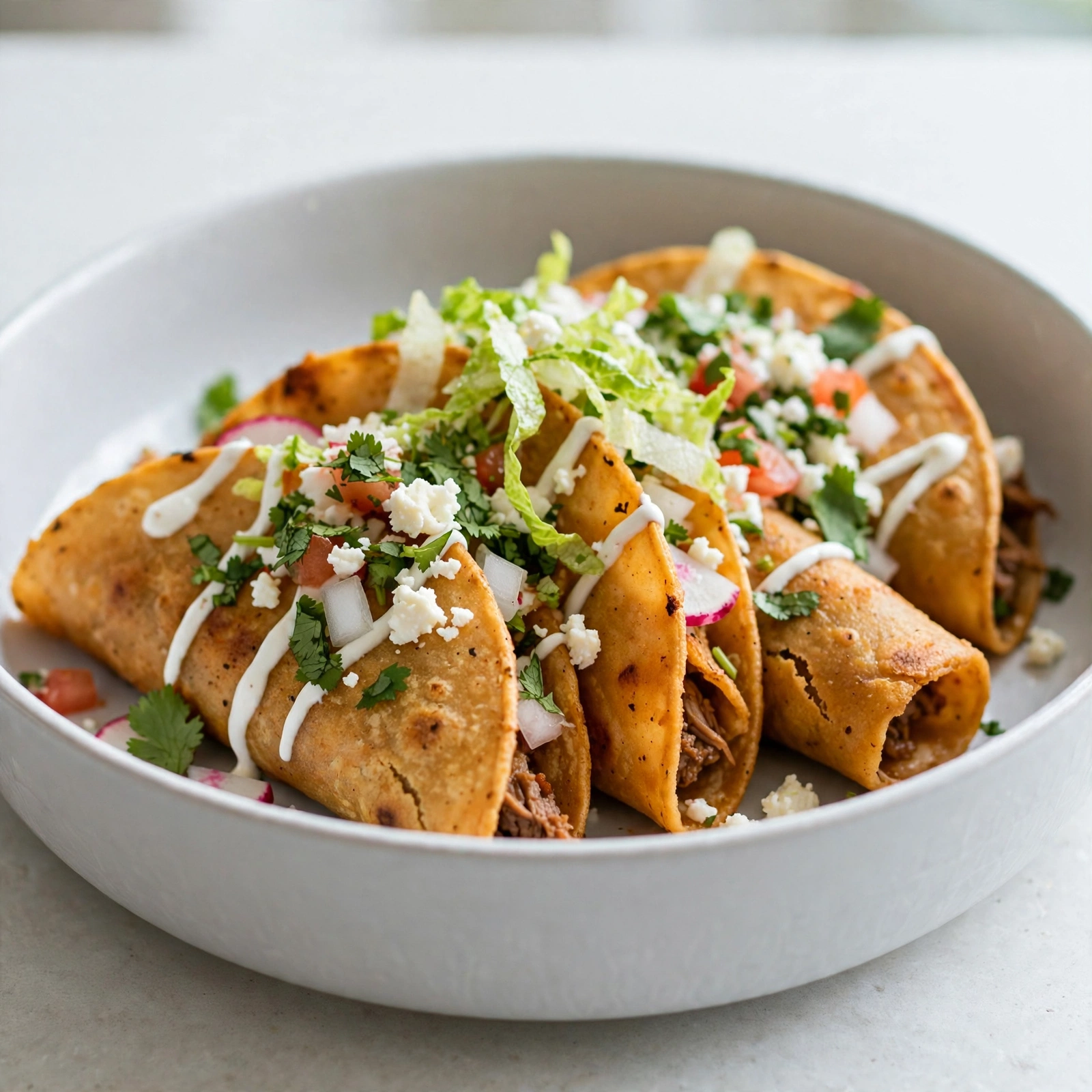 Tacos Dorados (Authentic Mexican Fried Ground Beef Tacos)