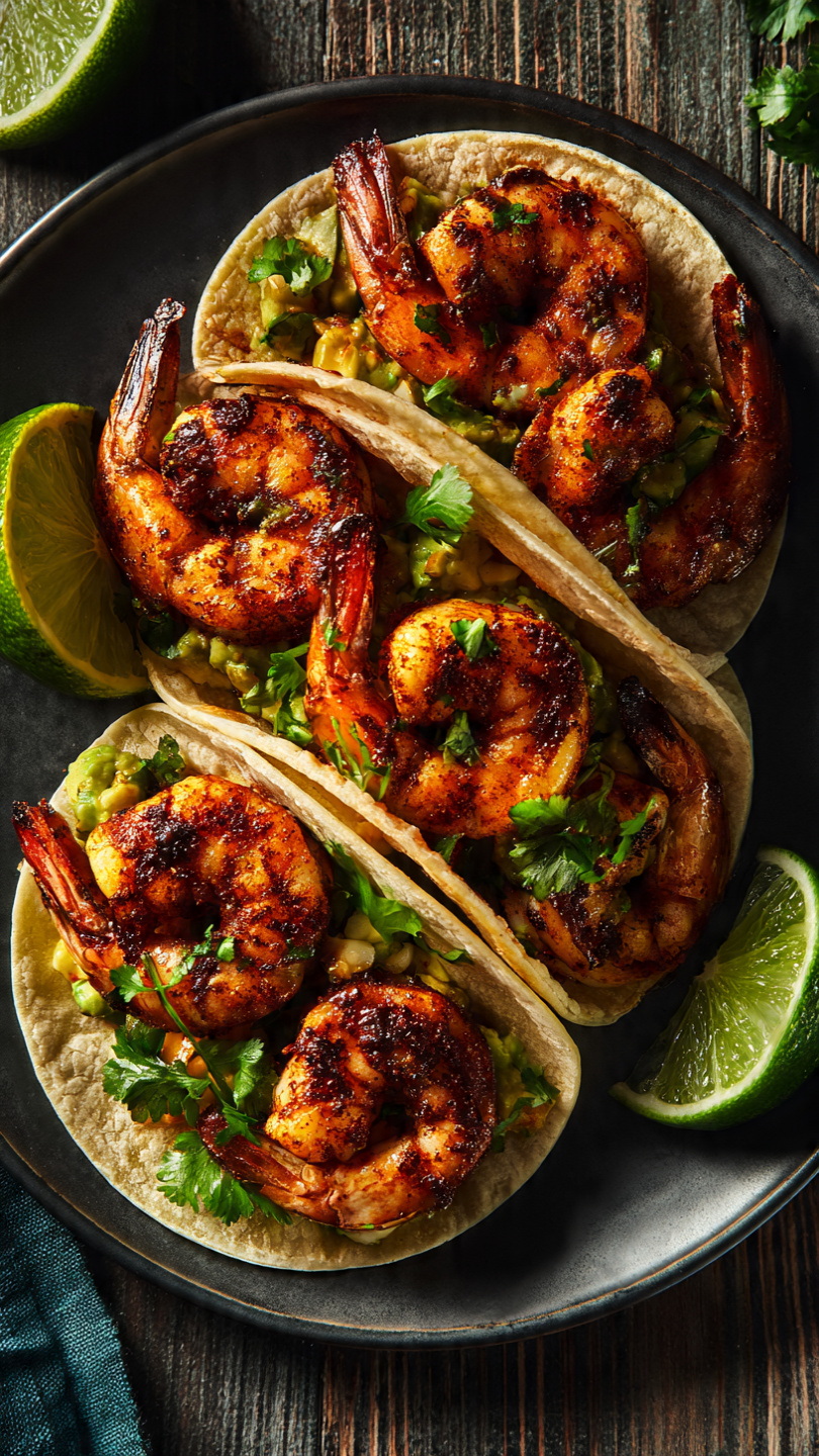 Whole30 Blackened Shrimp Tacos